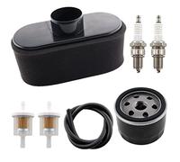 MCHNIC Filtre à air avec pré-filtre à huile Bougie d'allumage pour Kawasaki FR651V FR691V FR730V FS481V FS541V FS600V FS651V FS691V FS730V Moteur 4 temps de rechange 11013-7047 11013-0752 11013-7046