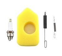 MCHNIC Filtre à air avec ressort de régulateur Bougie d'allumage pour moteurs Briggs & Stratton Classic Sprint Quattro Q 35, Q 45, 691859 262759 692211, 698369 4216 5086 K 5088 5088h 5099