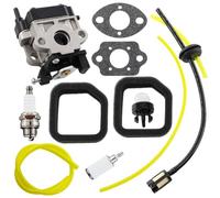 MCHNIC Kit de Carburateur Filtre à air Filtre à carburant Bougie d'allumage pour Hitachi RB24EA RB24EA (S) RB24EAP 23,9 cc souffleurs 6698373