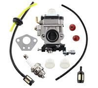 MCHNIC Kit de carburateur pour Florabest FBS 43 A1, FBK 4 B2 4 en 1 / Parkside PBK 4 A1, PBS 2 A1 Débroussailleuse