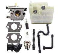 MCHNIC Kit de Carburateur pour Stihl 024 026 MS240 MS260 024AV 024S Walbro WT-194 Tronçonneuse Filtre à Air Collecteur d'admission remplace 11211200611
