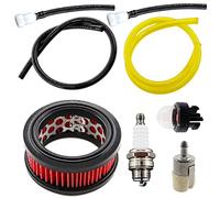 MCHNIC Kit de filtre à air pour tronçonneuse Echo 13030039730 CS-370 CS370 CS370F CS400 CS-400 CS400F CS420ES CS-5000 CS-3500 avec Bougies d'allumage Filtre à Carburant évent de réservoir de carburant