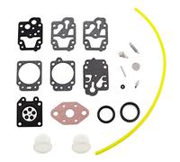 MCHNIC Kit de réparation de reconstruction carburateur Membrane Remplace Walbro K20-WYL Emak GDO26CC Echo GT1100/2101 CS221 HC1001 Honda Gx22/31 Shindaiwa R200 S200 T2500 XS200 Poire d'amorçage Tuyau