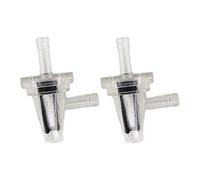 MCHNIC Lot de 2 filtres à carburant à essence à 90 degrés pour moto avec tuyau de 1/4" ou de 6-7 mm