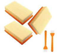 MCHNIC Lot de 3 filtres plats plissés pour aspirateur Hilti VC-20, VC 20-U, VC 20 UM, VC-40, VC 40-U, VC 40 UM - Aspirateur robot multifonction - Bosch 2607432033 D279015-XJ