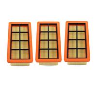 MCHNIC Lot de 3 filtres plissés plats pour aspirateur Kärcher AD2 AD2 Battery, AD3 AD3 Premium AD 3.000 AD 3.200, AD4 Premium Aspirateur multi-usages, remplace 6.415-953.0