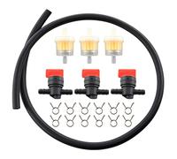 MCHNIC Lot de 3 robinets à essence universels 6 mm - Pour la plupart des moteurs Briggs & Stratton 698183, 494768, 493960, 491860, Wolf 2058063, 2059063