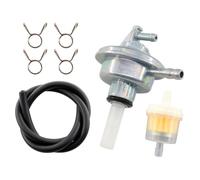 MCHNIC Robinet de carburant avec tuyau à essence et filtre à essence pour Peugeot Speedfight Vivacity Zenith Piaggio NRG Zip Typhoon Sfera 50 80 Vespa ET2 ET4