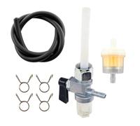 MCHNIC Robinet d'essence M16 x 1 avec tuyau à essence et filtre à essence pour Simson, MZ, AWO, IWL, IFA, BMW R35, EMW R35, DKW RT 200, NSU Max