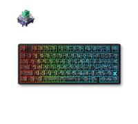 MCHOSE Jet 75 Clavier de jeu mécanique à déclenchement rapide, interrupteur magnétique à 75 %, actionnement réglable, taux d'interrogation de 8 K Hz, clavier filaire RVB à échange à chaud