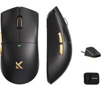 MCHOSE K7 Souris de jeu sans fil ultra sans fil avec station de charge magnétique, capteur optique PAW3950, double interrogation 8K, 42 K DPI, 59 g, 5 boutons programmables, batterie de 130 heures