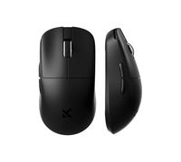 MCHOSE L7 Ultra Souris de jeu sans fil, ultra légère, ergonomique, 42 000 DPI, PAW3950, commutateur optique, 20 000 FPS, double polling 8K, récepteur 8K ultra-rapide, connexion à 3 modes, PC/Mac, noir