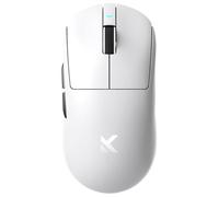 MCHOSE Souris de jeu sans fil A7, design symétrique, 59 g, capteur DPI 42K, autonomie de la batterie de 130 heures, connexion trimode, micro-commutateurs optiques (L7 Ultra - 42K DPI, blanc)