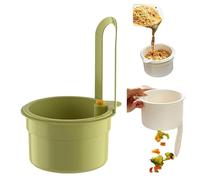 Mciluyaiio Crépine de robinet suspendre, panier de vidange en plastique pour évier de cuisine, passoire à fruits suspendre, support de rangement pour évier