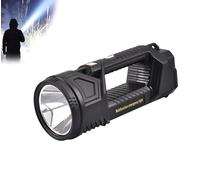 Mciluyaiio Nouveau spot allemand étanche de 1 000 000 lumens, grand projecteur portable,projecteur extérieur super lumineux, mini lampe de poche LED multifonctionnelle super puissante. (S)