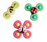 mciskin Enfants Spinner Jouets 3 PCS Coupe D'aspiration Top Toy Jouet Toys De L'appeux Toys,Jouets éducatifs pour Enfants bébé
