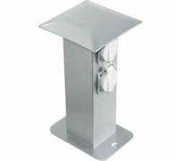 MCJ Colonne de jardin Colonne de prises Outdoor Jardin argenté 4 prises ***NOUVEAUX