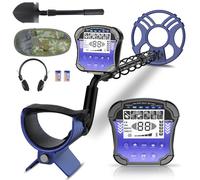 MCJ Détecteur de Métaux Professionnel pour Adultes - IP68 Étanche, Haute Précision, Mode Tout Métal, Disque, Encoche et Pointe, Grand Écran LCD