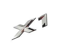 MCK Auto - 1 badge arrière argenté brillant pour coffre arrière E84 F48 U11