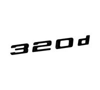 MCK Auto - 320d noir brillant logo du coffre arrière insigne emblème modification de réglage pour F30 F31 F34
