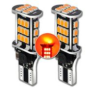 MCK Auto Ampoules LED rouges T10 T15 W16W Canbus feux stop feux stop très lumineux et sans erreur - Transformez votre conduite