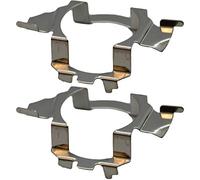 MCK Auto - Base d'adaptateur pour phare H7 avec clips de fixation, type vis à crémaillère, convertisseur de rétention compatible avec F20 F21