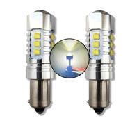 MCK Auto H6W BAX9S 80W CREE Ampoules LED Canbus Haute Puissance Blanc Très Lumineux Sans Erreur Compatible avec F30 F31 F34 - EB3R5 - 2 Ampoules - Transformez votre conduite