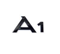 MCK Auto - Logo A1 noir brillant pour coffre arrière, emblème, modification du réglage