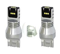 MCK Auto - Remplacement pour Ensemble d'ampoules blanches à LED CanBus T20 7443 W21/5W très clair et sans erreur compatible avec E60 E61 E88