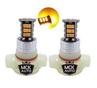 MCK Auto - Remplacement pour H16 LED CanBus Ensemble d'ampoules orange très clair et sans erreur compatible avec A3 8PA 8P7