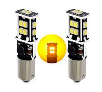 MCK Auto - Remplacement pour H21W LED CanBus Ensemble d'ampoules orange très clair et sans erreur compatible avec X6