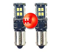 MCK Auto - Remplacement pour H6W BAX9s LED Ensemble d'ampoules rouges très clair et sans erreurs