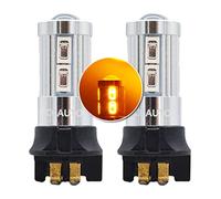 MCK Auto - Remplacement pour PW24W LED CanBus Ensemble d’ampoules orange très clair et sans erreur compatible avec i3 A3 A4