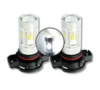 MCK Auto - Remplacement pour Set d'ampoules blanches H16 LED CanBus très clair et sans erreur compatible avec A3 8PA