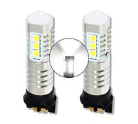 MCK Auto - Remplacement pour Set d'ampoules blanches PW24W LED CanBus très clair et sans erreur compatible avec F30 F31 CC