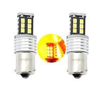 MCK Auto - Remplacement pour Set d'ampoules orange PY21W LED CanBus très clair et sans erreur compatible avec F10 F20 F30 A1