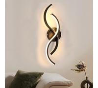 Mckalen Applique Murale Intérieure LED, 15W 1687LM Créativité Design Lampe Murale LED Chambre, 42CM Luminaire Mural Moderne en Acryliquel pour Salon Cuisine Couloir Escalier, Blanc Chaud 3000K