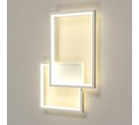 Mckalen Applique Murale Intérieure LED, 34W 3825LM Lampe Murale LED Moderne, 41CM Blanc Éclairage Mural Chambre en Aluminium pour Salon, Cuisine, Couloir,Escalier,Lumière Naturelle 4500K