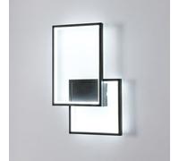 Mckalen Applique Murale LED Interieur, 34W 3825LM Lampe Murale LED Moderne, 41CM Noir Éclairage Appliques Interieur en Aluminium pour Chambre, Salon, Cuisine, Couloir, Escalier, Blanc Froid 6500K