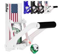 Mckay Broyeur de canettes en métal de 473,6 g - Recyclage automatique - Broyeur de canettes robuste à montage mural - Pour seltzer en aluminium, soda, canettes de bière et bouteilles pour recyclage