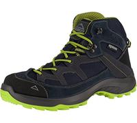 McKINLEY Homme Bottes de randonnée Discover Mid AQX Climbing Shoe, Navy Dark/Green Lime, 41 EU