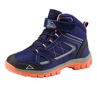 McKINLEY Mixte Enfant Multifunktionsstiefel Maine Mid Aqb Jr. Chaussures de Randonnée Hautes, Bleu (Navy Dark/Red Light 907), 28 EU