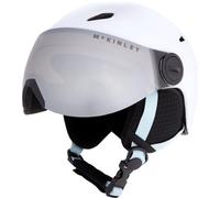 Mckinley Pulse Jr S2 Visor Hs-016 Casques de Ski pour Jeunesse Unisexe White/Blue Ice/Rose S