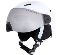 Mckinley Pulse Jr S2 Visor Hs-016 Casques de Ski pour Jeunesse Unisexe White/Blue Ice/Rose XS