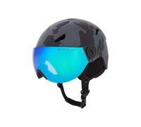 McKINLEY Pulse Revo Hs-016 Casque de Ski Jeunesse Unisexe, Black/Grey, S