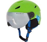 McKINLEY Pulse S2 Visor HS Casque de Ski Jeunesse Unisexe, White/Turquoise, XXS