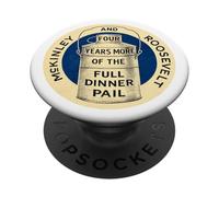 McKinley Roosevelt 1900 - Seau de dîner Complet Campagne PopSockets PopGrip Adhésif