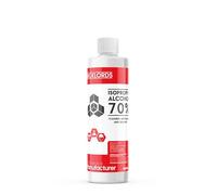 McKLords Industrial - Alcool Isopropylique 70% à Séchage Rapide pour Préparation de Surfaces, Élimination de Résidus et Usage Technique - 250ml