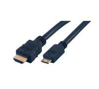 MCL 2m HDMI, 2 m, HDMI Type A (Standard), HDMI Type C (Mini), Compatibilité 3D, Noir MC382/3D-2M