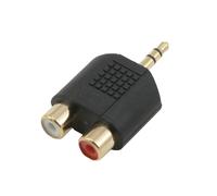 MCL 3.5mm / 2xRCA Adapter, 3.5mm, 2xRCA, Noir CG-712HQ